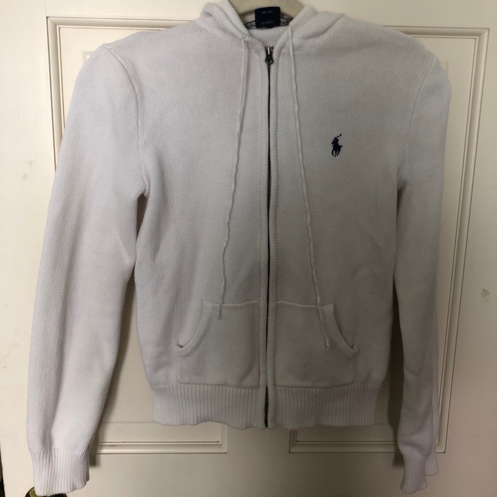 Polo Zip Up Sweater
